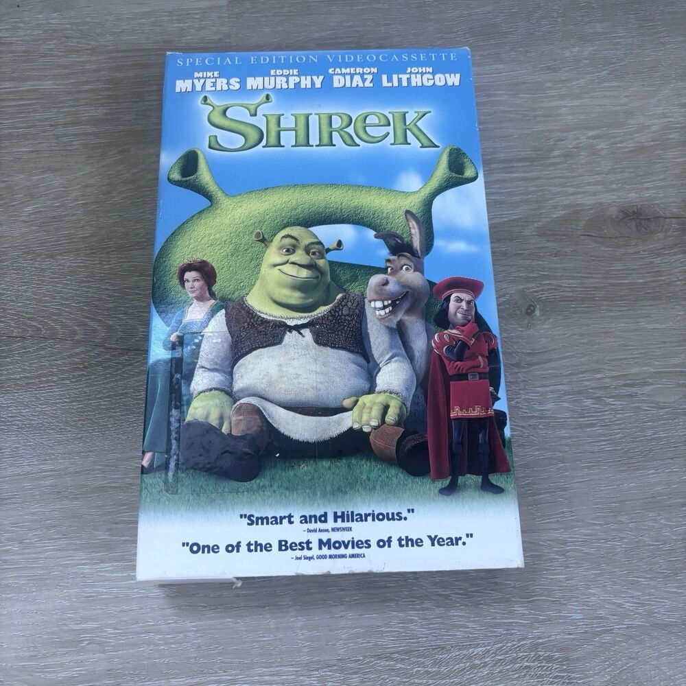 Shrek VHS 2001 Movie Special Edition Videocassette DreamWorks Classic